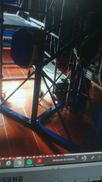 GRUETA ROTATIVA  MÓVEL DOBRAVEL CAP. 300 KL