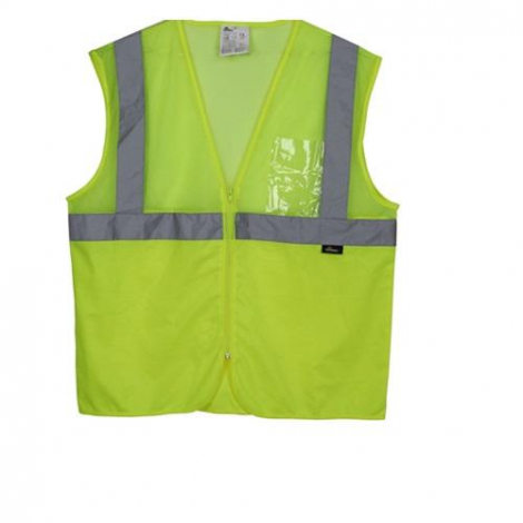 COLETE ALTA VISIBILIDADE  AMARELO COM FECHO